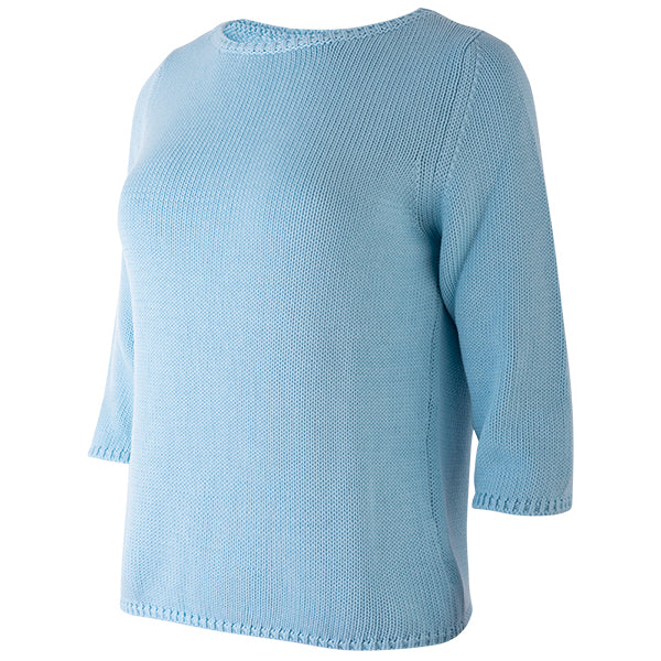 Blue on sale pullover sweater