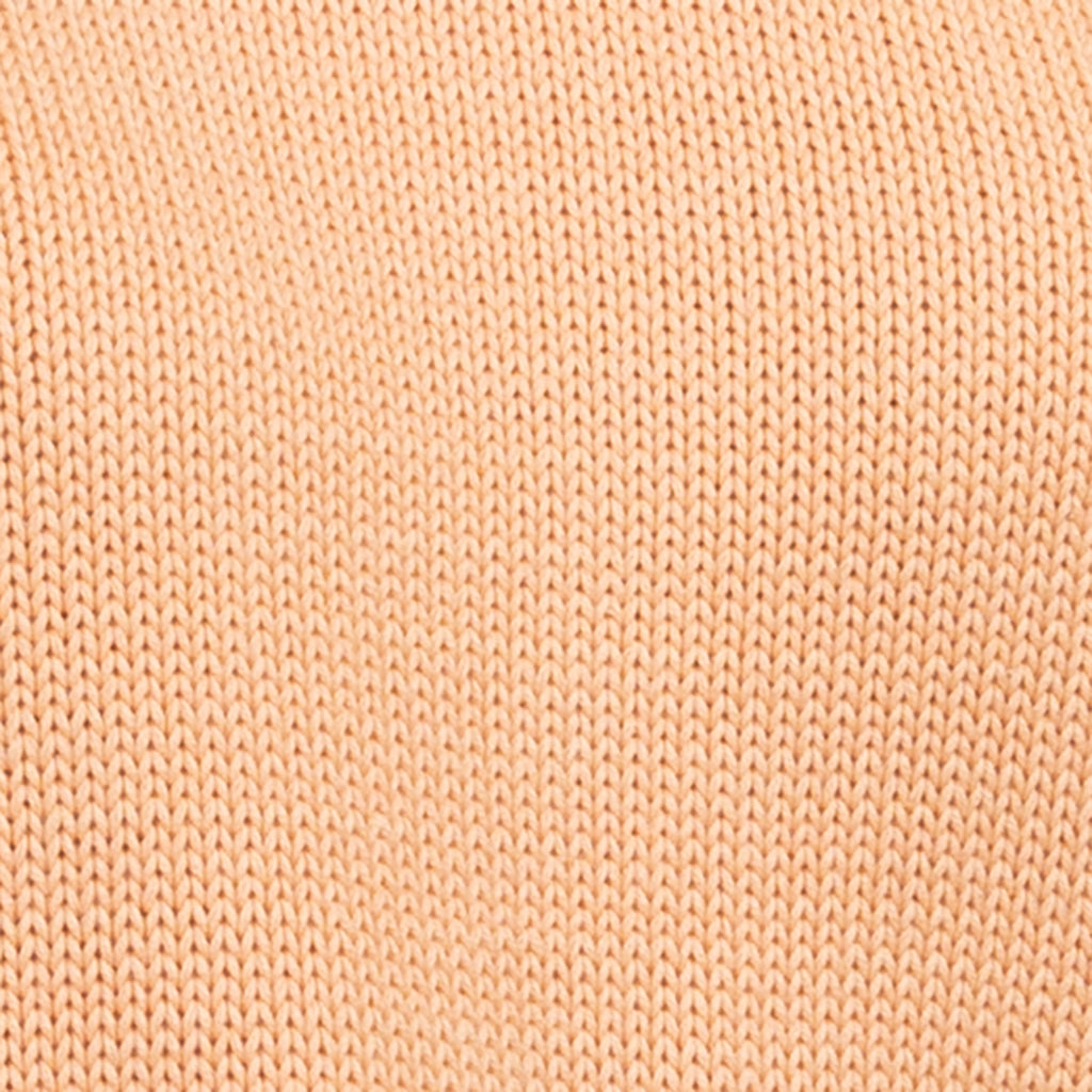 Oversized Round Neck Pullover in Orange Sherbert
