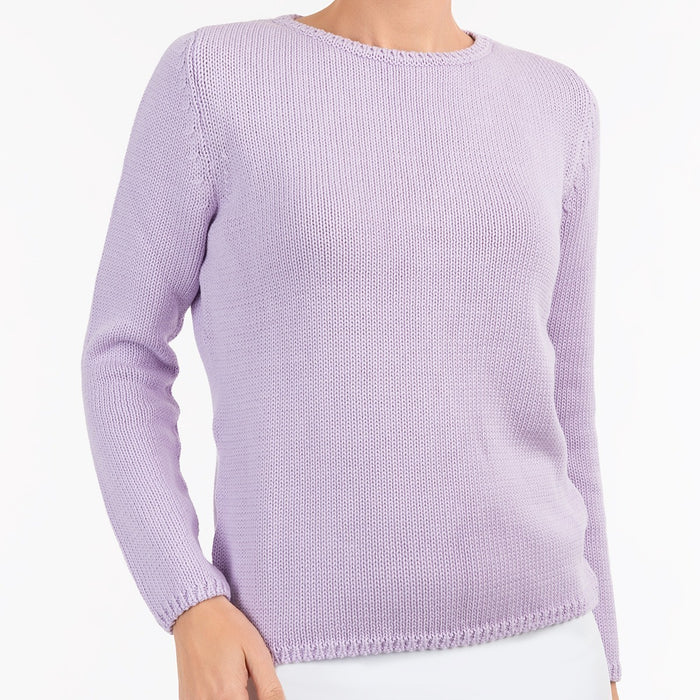 Long Sleeve Pullover in Lilac