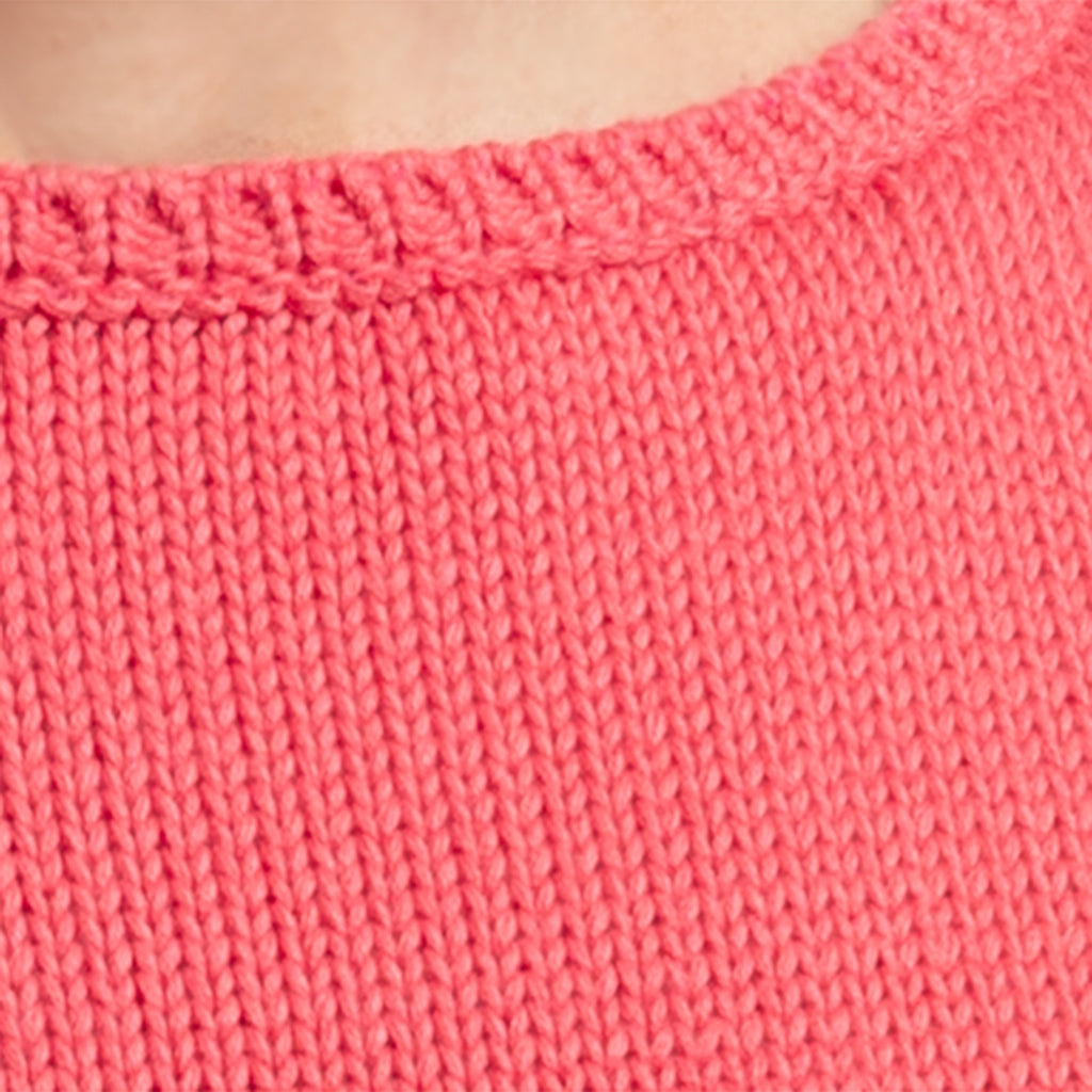 3/4 Sleeve Pullover in Sea Coral
