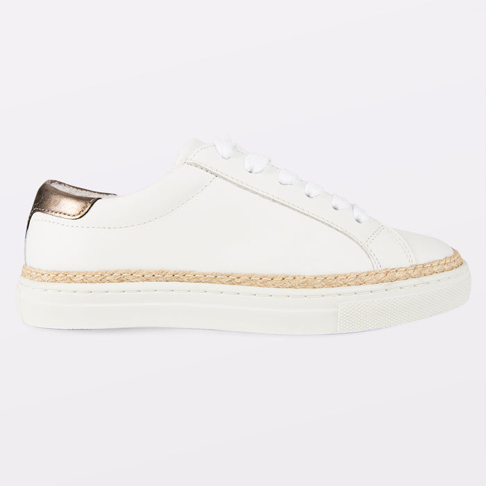 Daisy Sneaker in White Leather