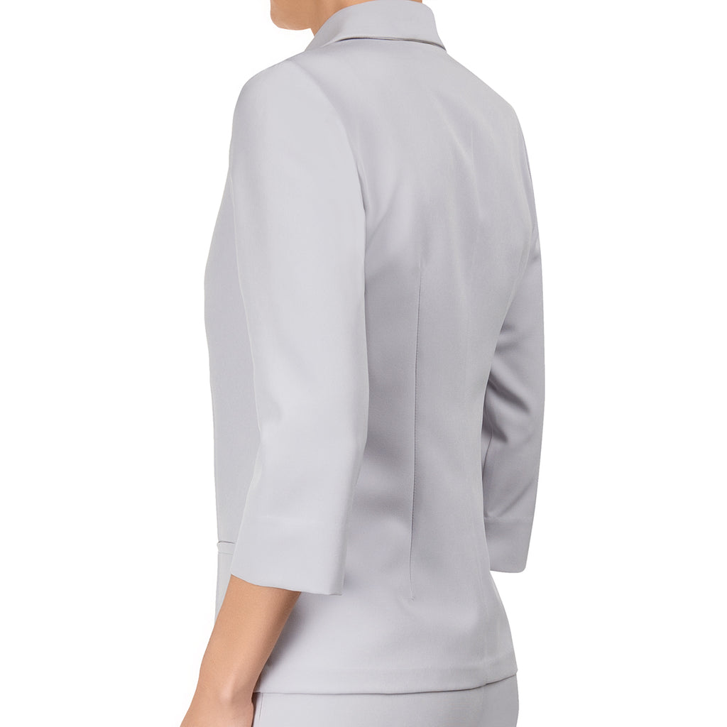 Fitted Blouse with Pockets in Vapor