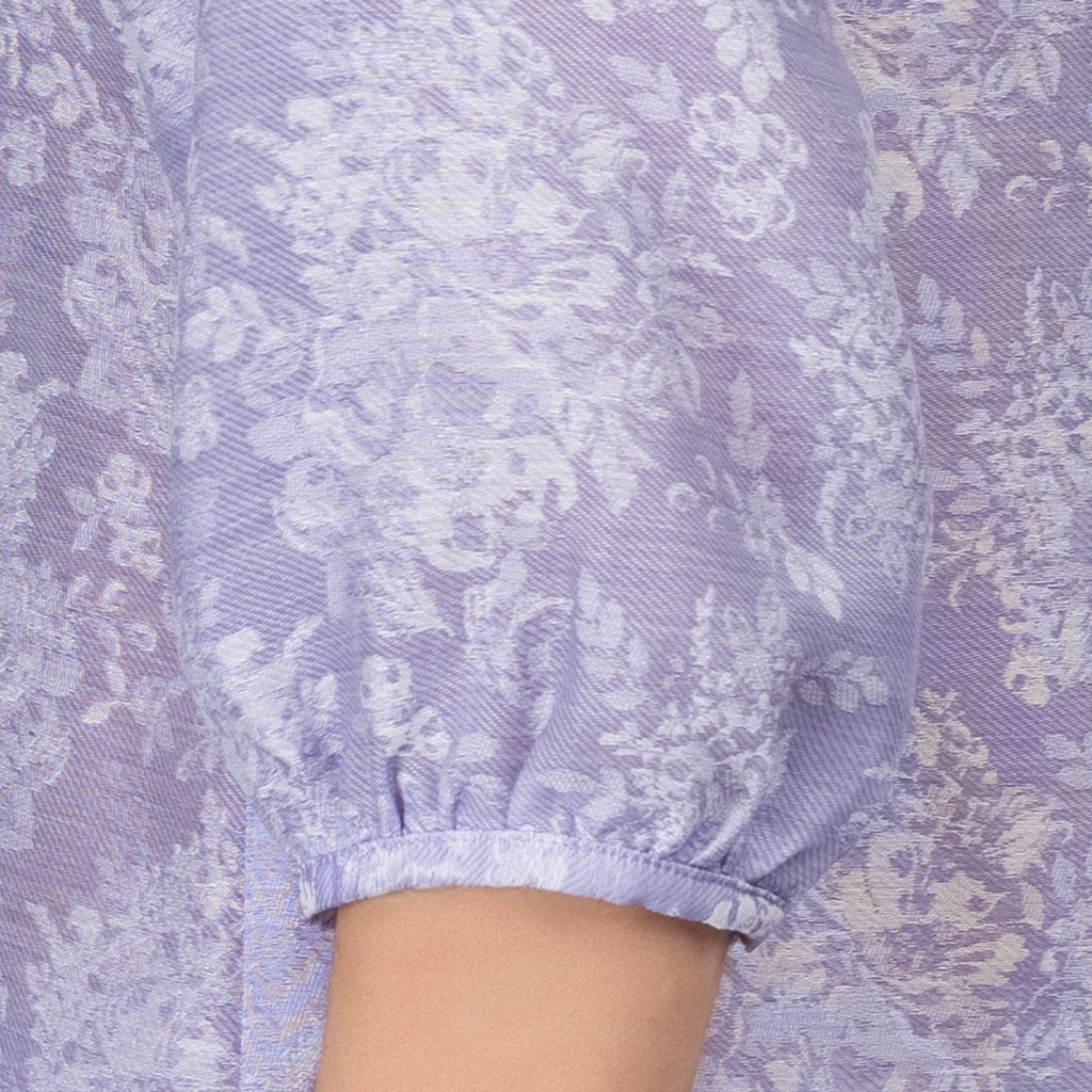 Jacquard Dress in Lilac