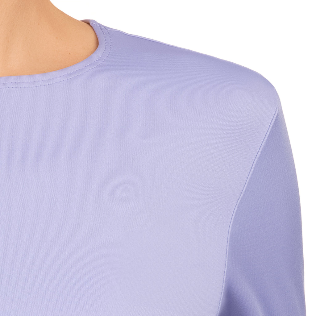 Shaped Knit Tee in Wisteria