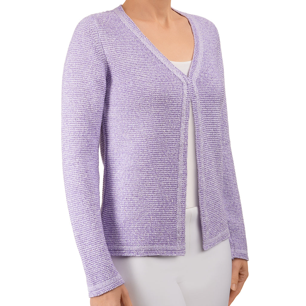 Pailletami Cardigan in Lilac