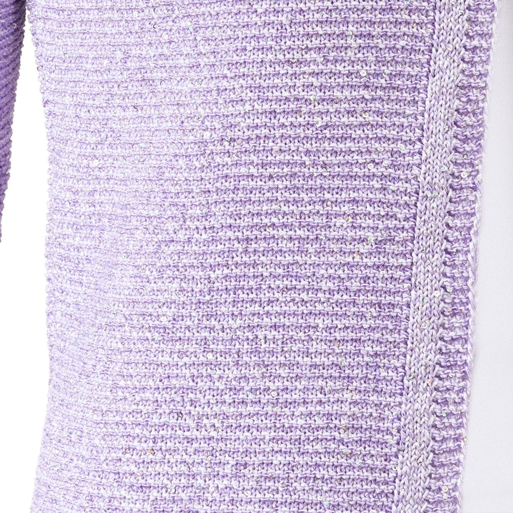 Pailletami Cardigan in Lilac