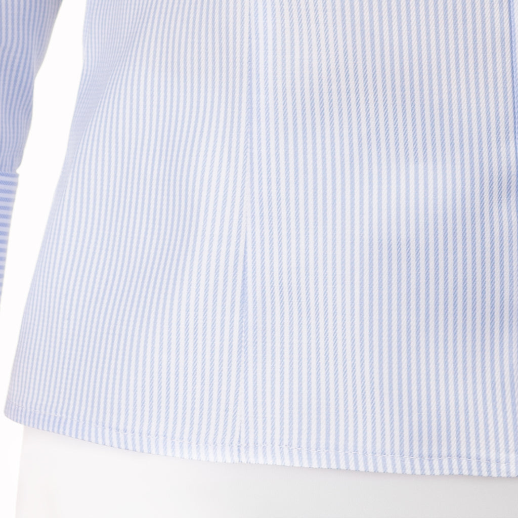 Blue & White Stripe Sea Island Blouse