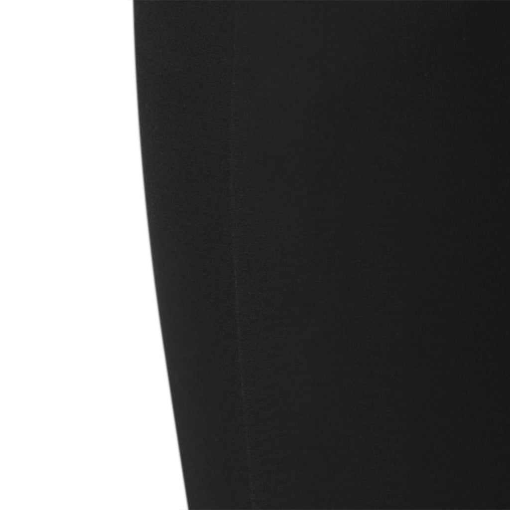 Straight Leg Viscose Pant in Black