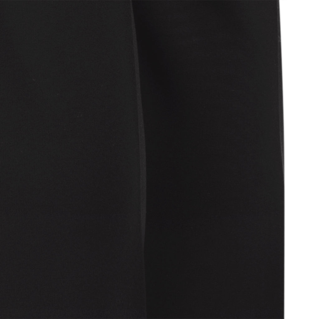 Straight Leg Viscose Pant in Black