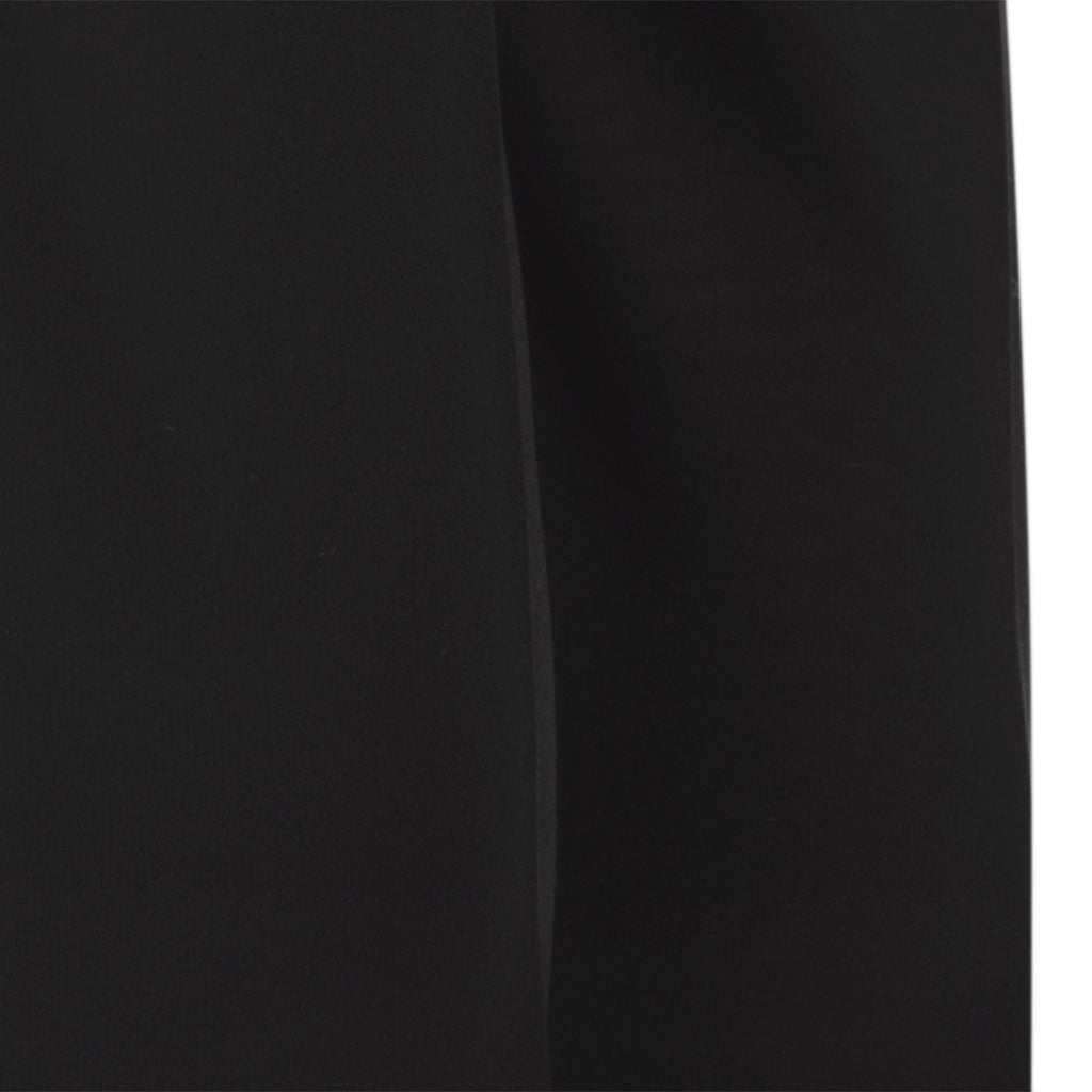 Straight Leg Viscose Pant in Black