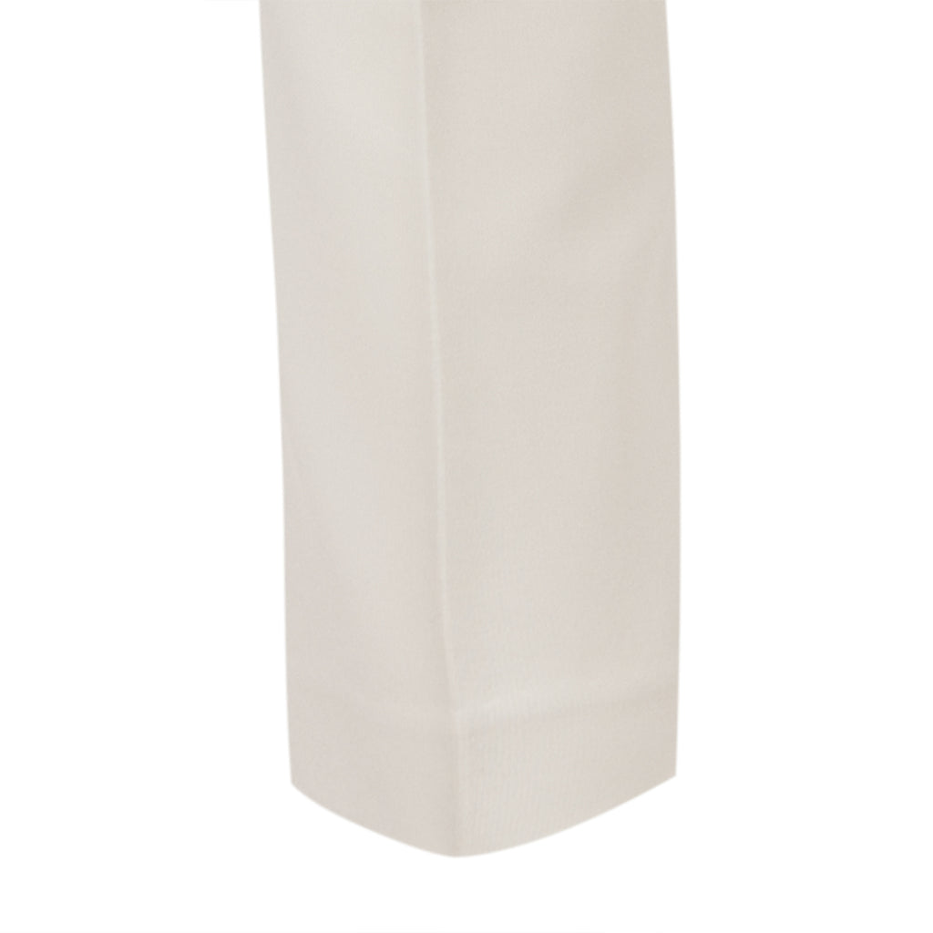 Straight Leg Viscose Pant in Alabaster