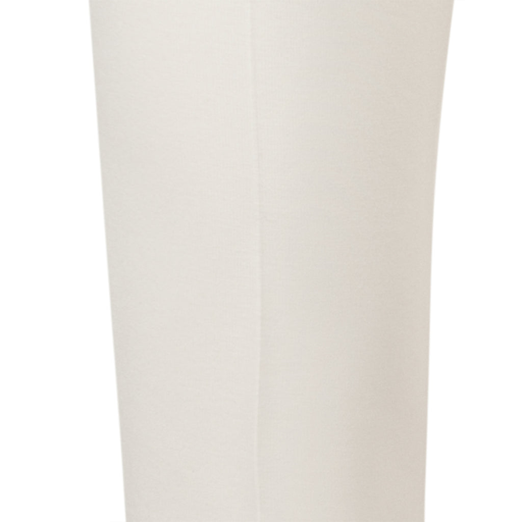 Straight Leg Viscose Pant in Alabaster