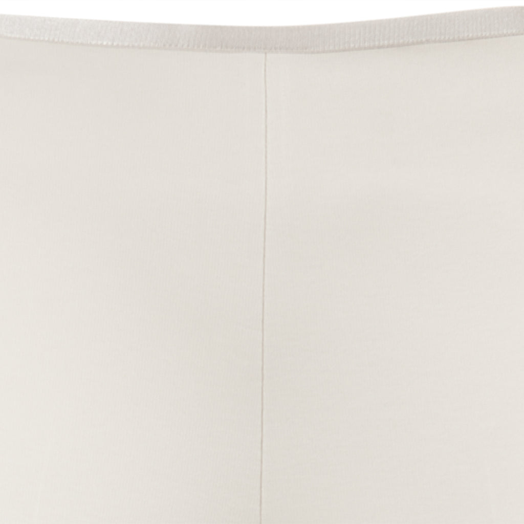 Straight Leg Viscose Pant in Alabaster