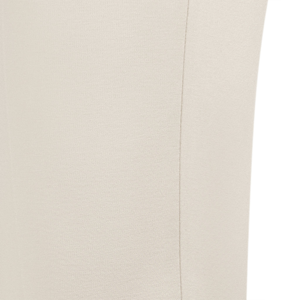 Straight Leg Viscose Pant in Alabaster