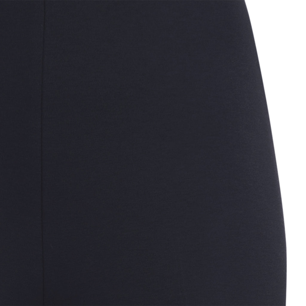 Straight Leg Viscose Pant in Navy