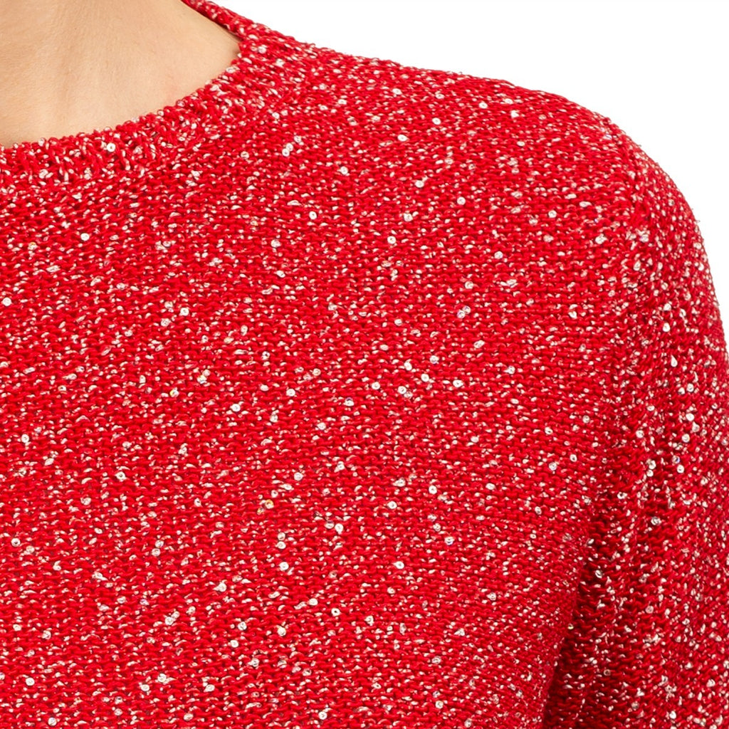 Pailletami Pullover in Red