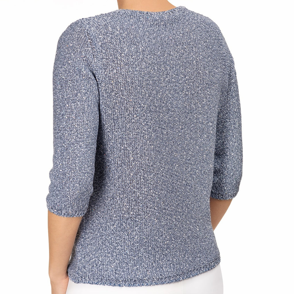 Pailletami Pullover in Denim