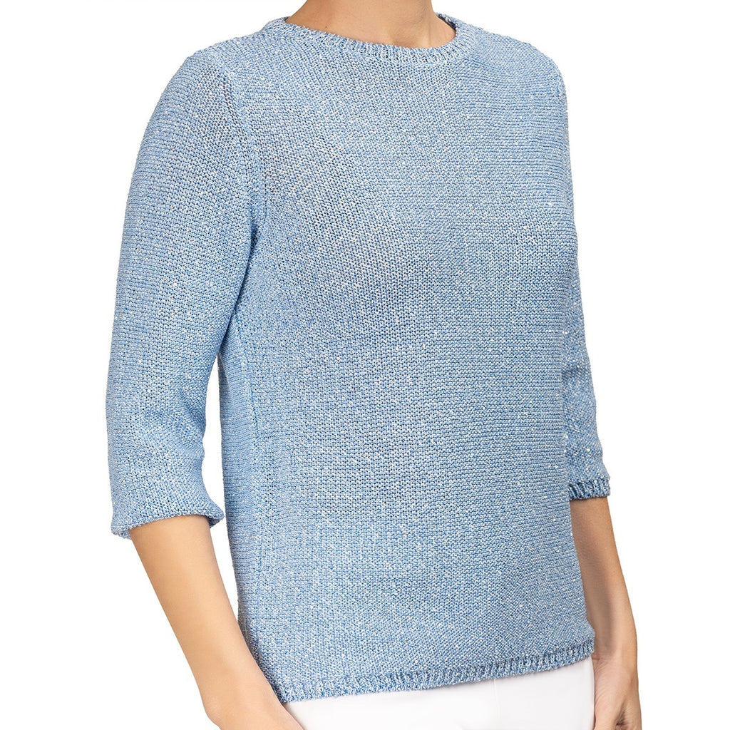 Pailletami Pullover in Acquario