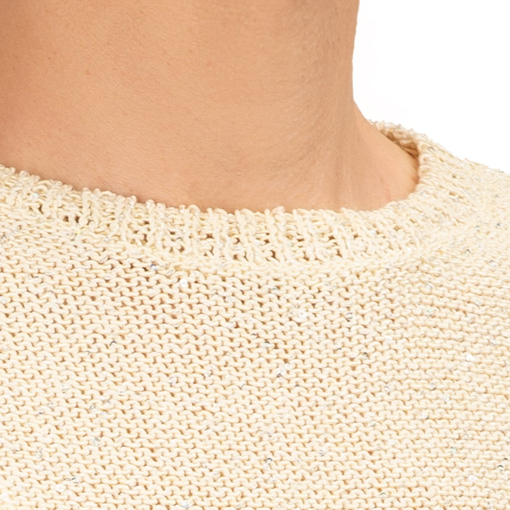 Pailletami Pullover in Flax