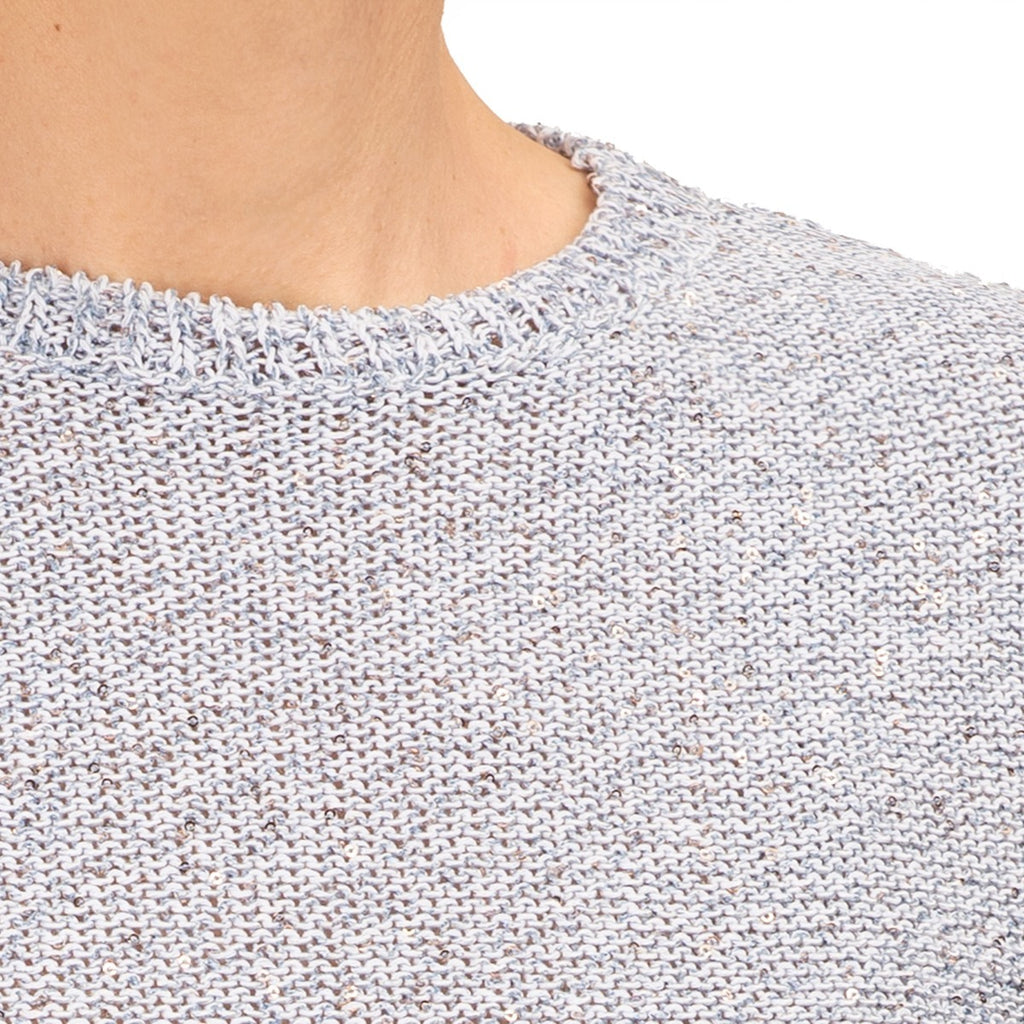 Pailletami Pullover in Lt Blue