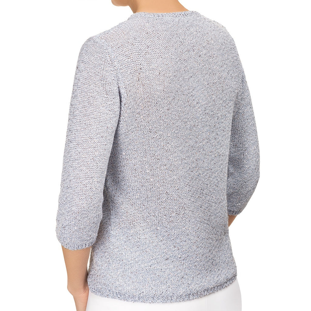 Pailletami Pullover in Lt Blue