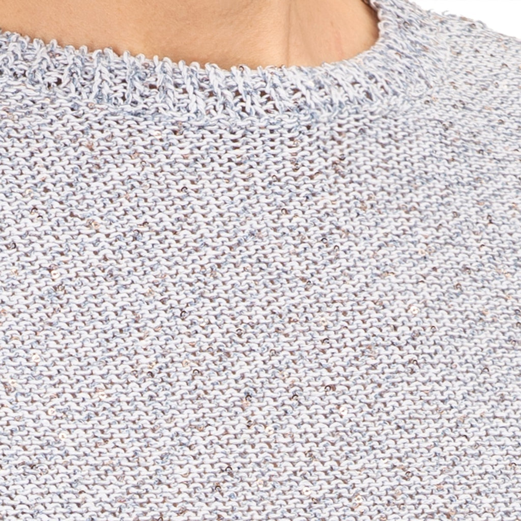 Pailletami Pullover in Lt Blue