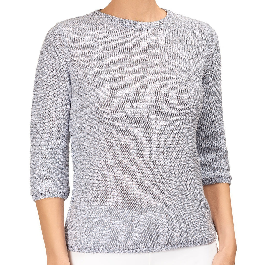 Pailletami Pullover in Lt Blue