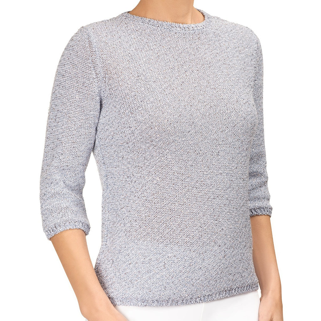 Pailletami Pullover in Lt Blue