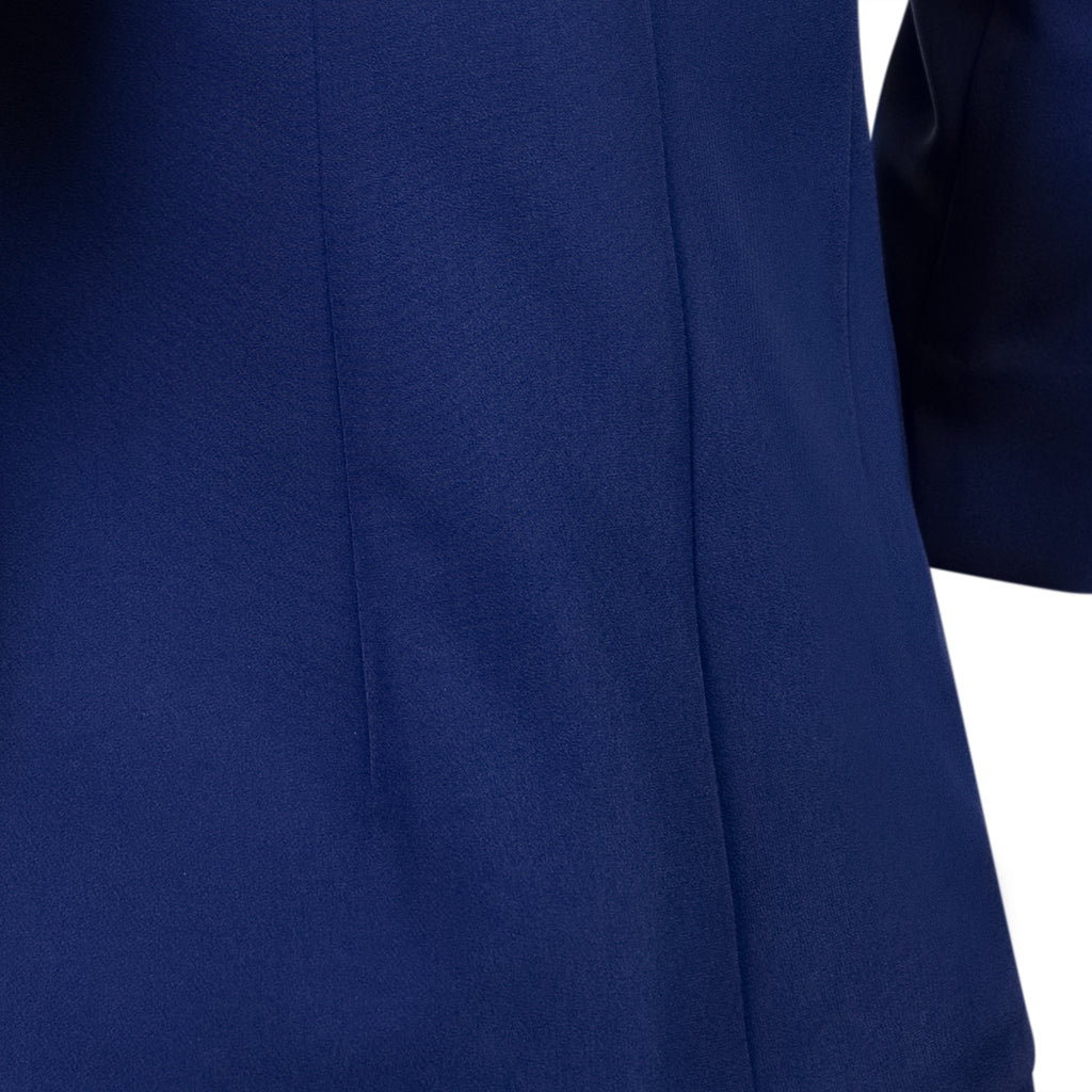 Fitted Blouse with Pockets in Sapphire