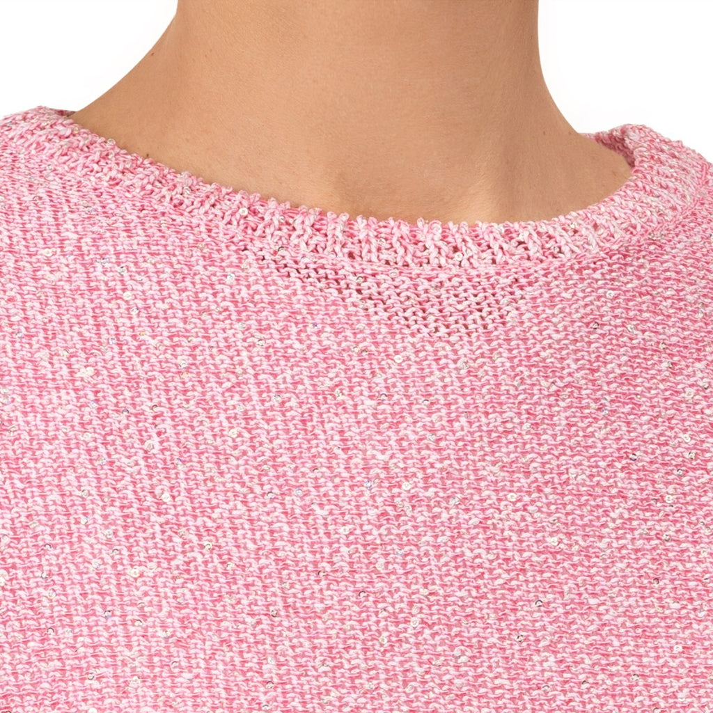 Pailletami Pullover in Pale Pink