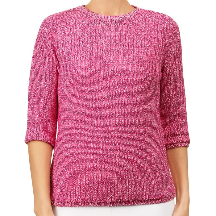 Pailletami Pullover in Fuxia