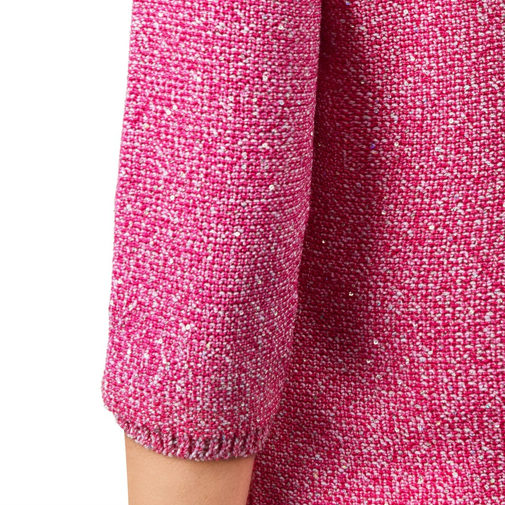 Pailletami Pullover in Fuxia