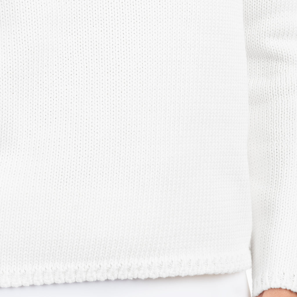 Long Sleeve Pullover in White