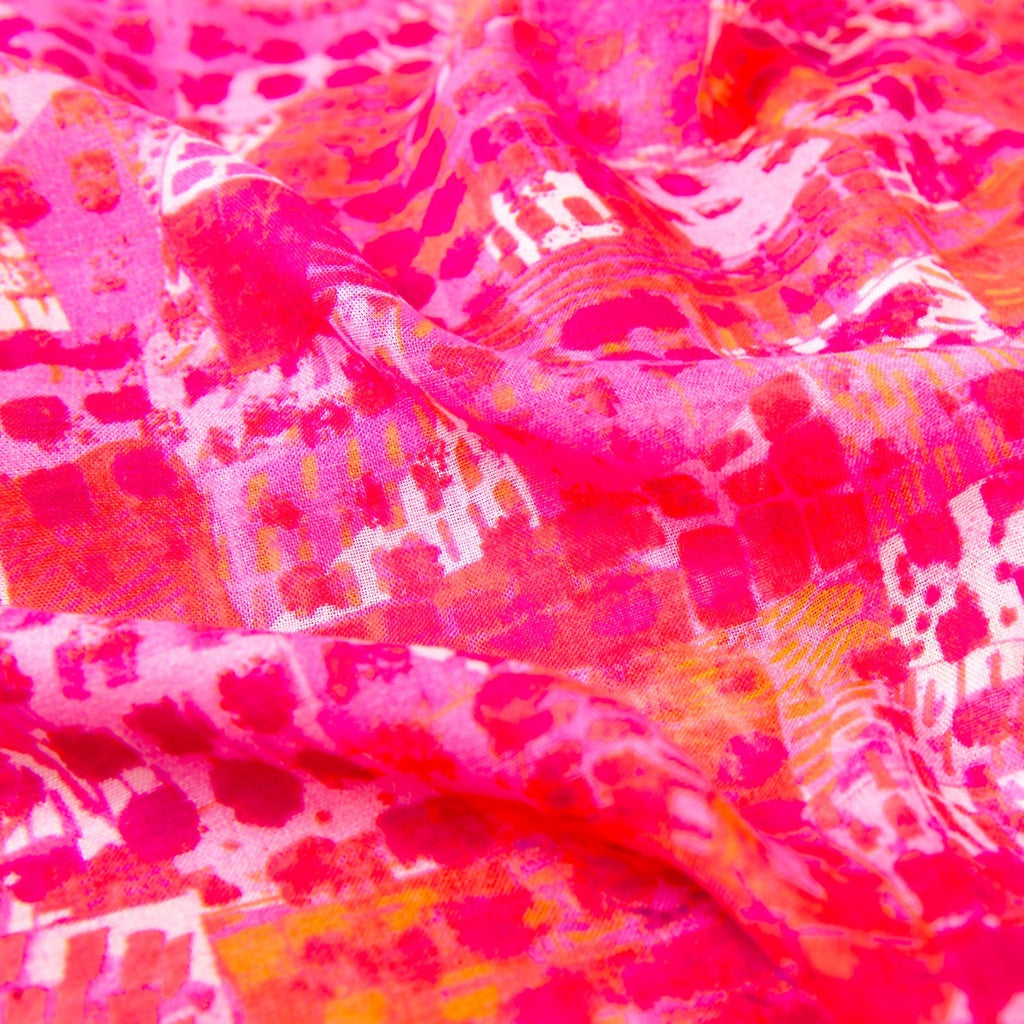 Silk & Modal Scarf in Pink Barcelona