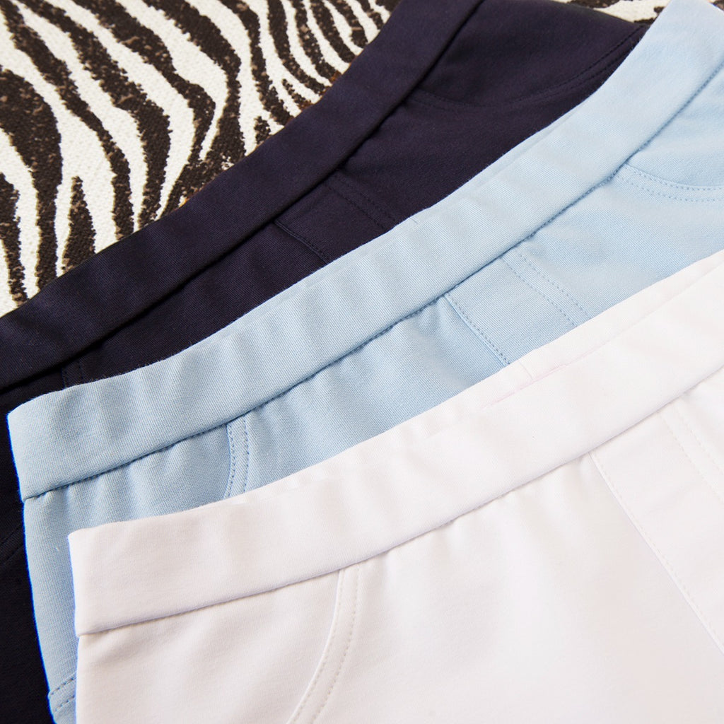 Stretch Cotton Knit Jean in Giorgio Blue