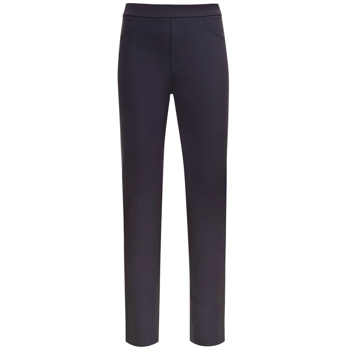 Stretch Cotton Knit Jean in Navy