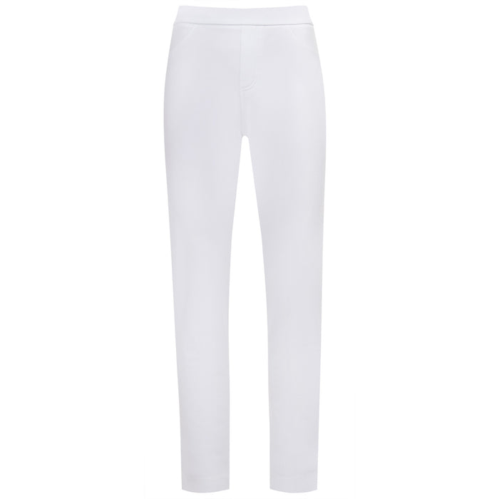 Stretch Cotton Knit Jean in White