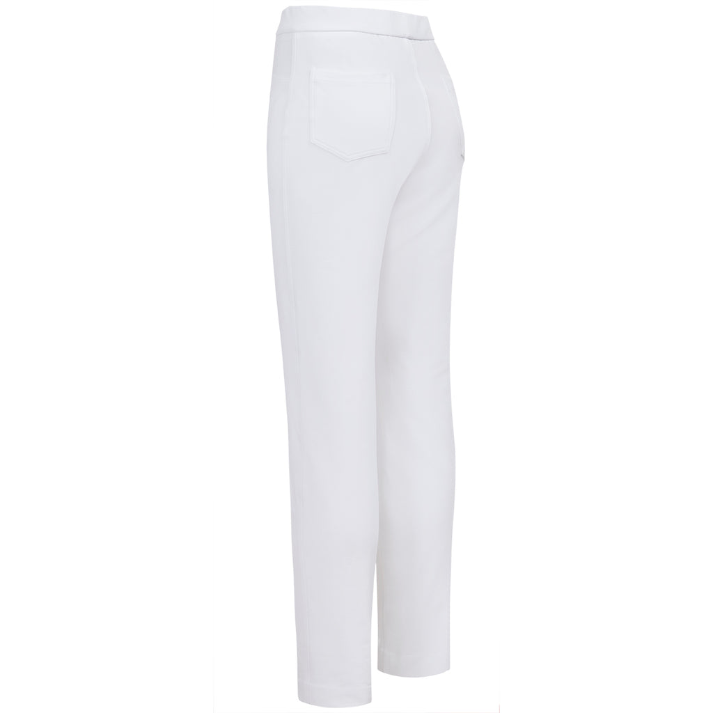 Stretch Cotton Knit Jean in White