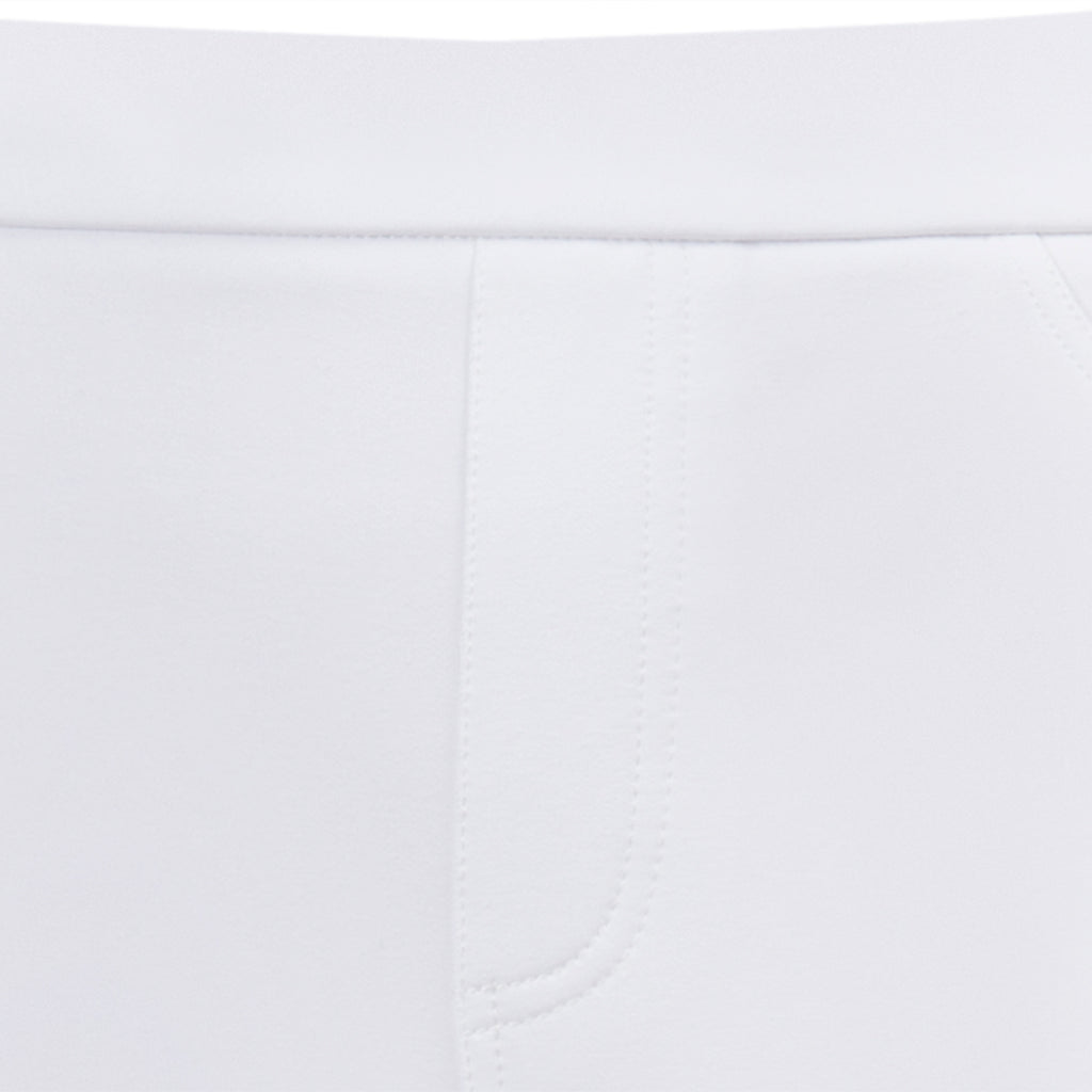Stretch Cotton Knit Jean in White