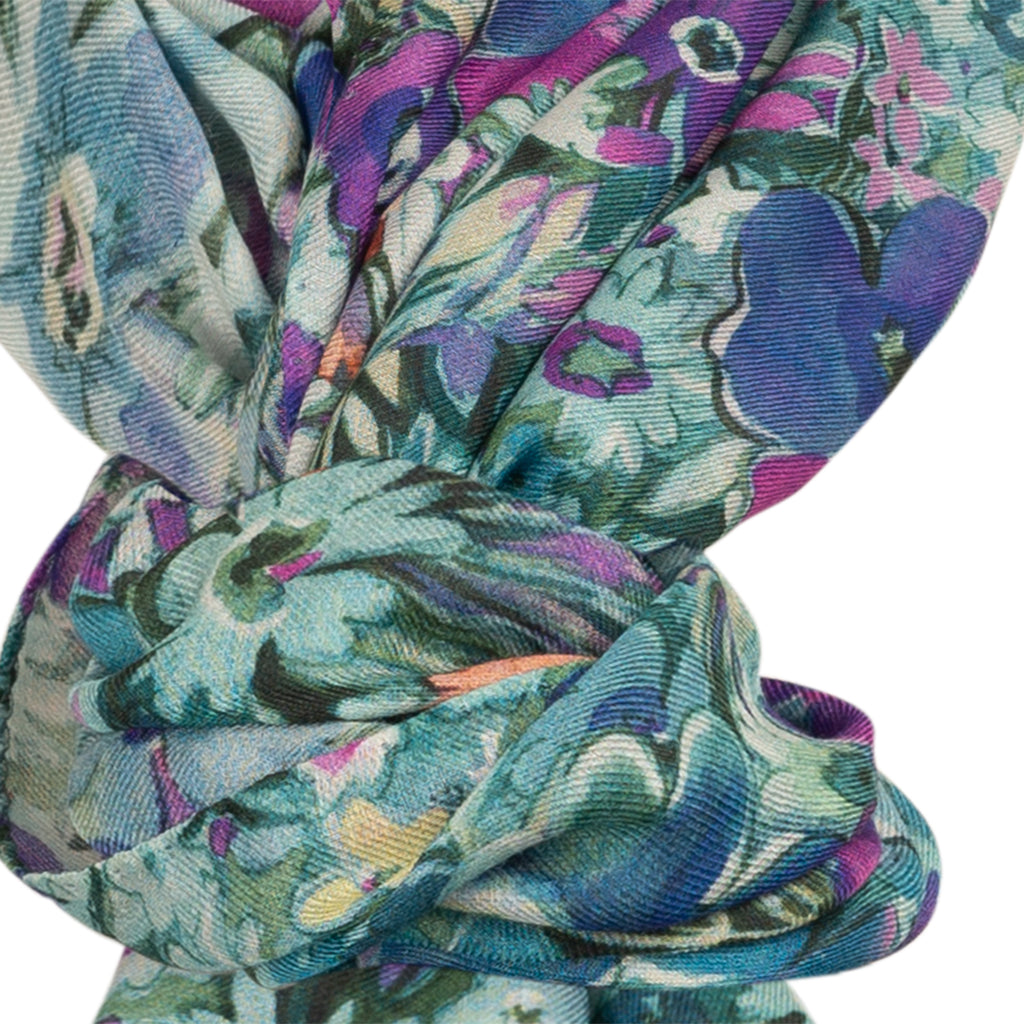 Cashmere & Modal Scarf in Meadow