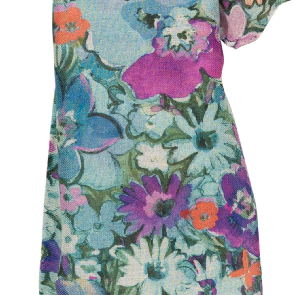 Cashmere & Modal Scarf in Meadow