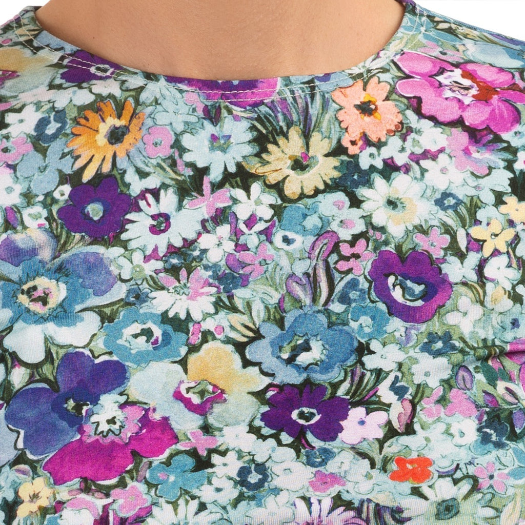 Shaped Knit Tee in Meadow