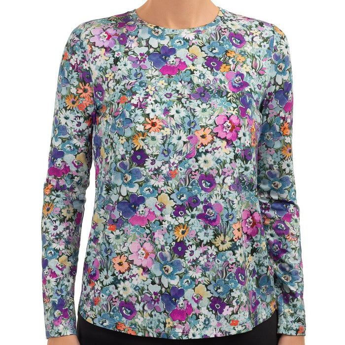 Yoke Relaxed Tee in Meadow