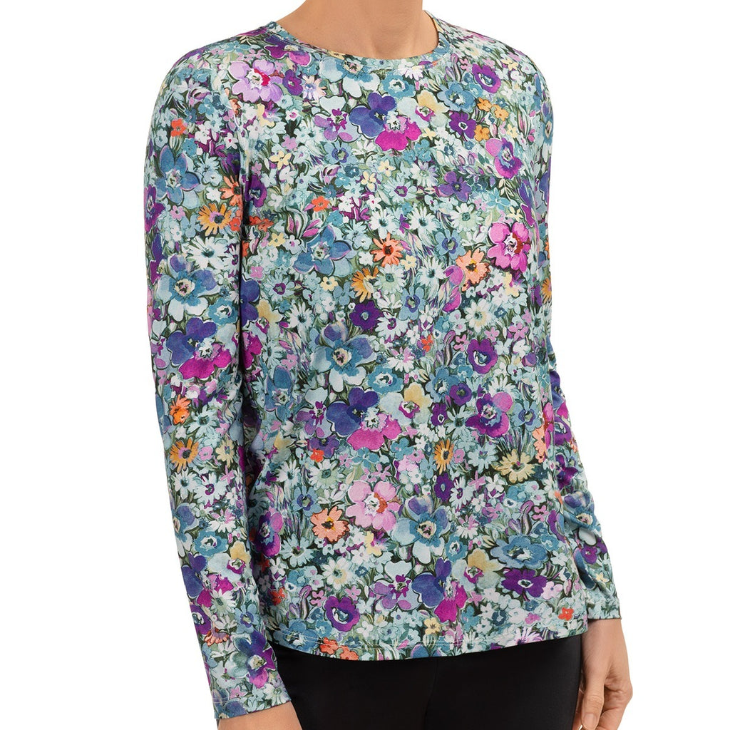 Yoke Relaxed Tee in Meadow