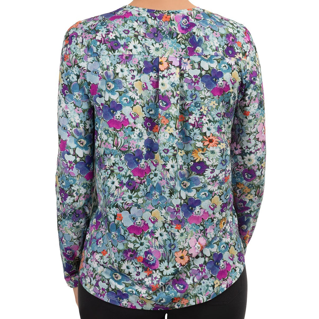 Yoke Relaxed Tee in Meadow