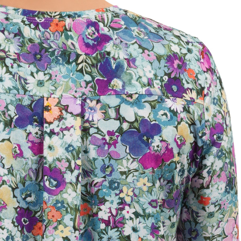 Yoke Relaxed Tee in Meadow