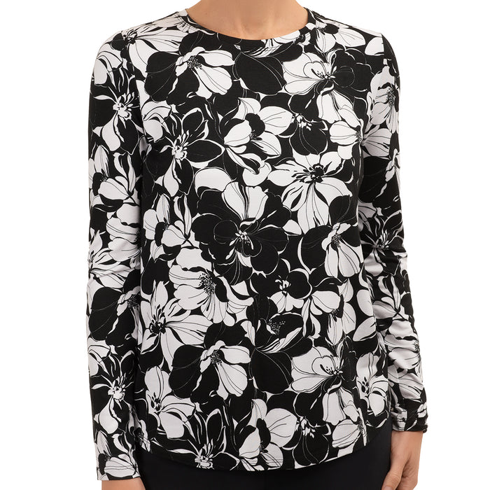 Yoke Relaxed Tee in Valencia Black