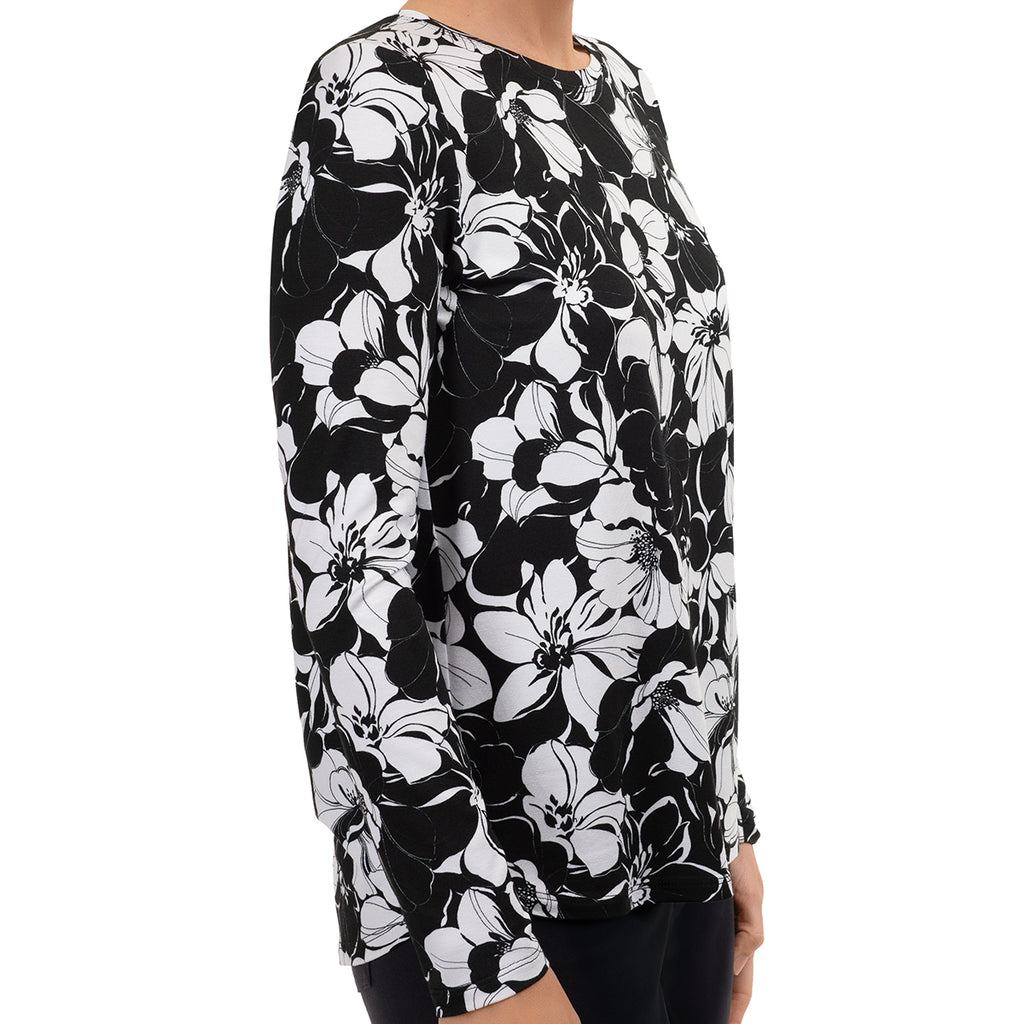 Yoke Relaxed Tee in Valencia Black