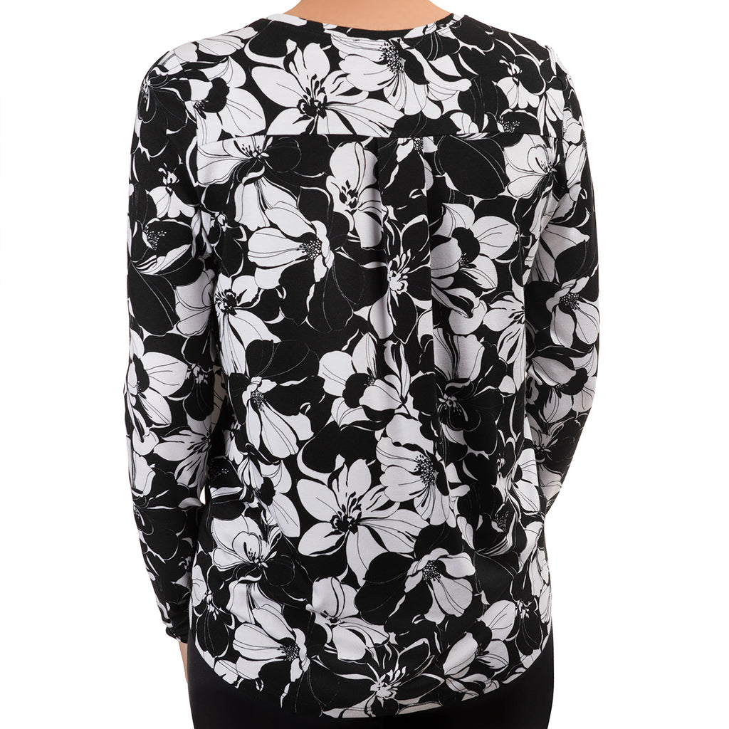 Yoke Relaxed Tee in Valencia Black