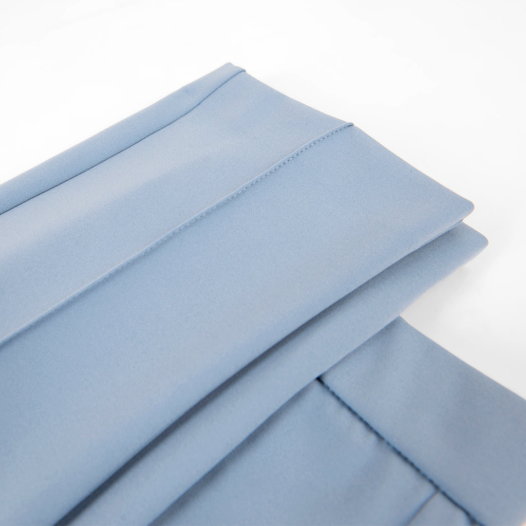 Slim Fit Pintuck Pant in Ocean Blue